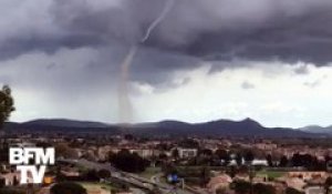 Les images rarissimes d’une tornade dans le Var