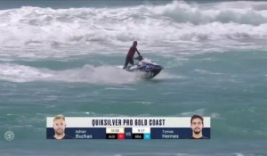 Adrénaline - Surf : Quiksilver Pro Gold Coast, Men's Championship Tour - Semifinals Heat 1 - Full Heat Replay