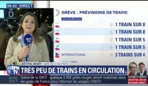 Grève SNCF: TGV, Intercités, TER… les prévisions de trafic pour ce mardi
