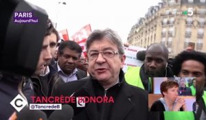 Grève à la SNCF : Jean-Luc Mélenchon dénonce "le travail de merde" des journalistes, qui "salissent les grévistes"