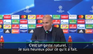Quart - Zidane "heureux" d'avoir CR7 au Real