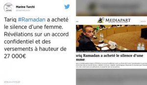 Tariq Ramadan a versé une somme d'argent pour obtenir le silence d'une femme.