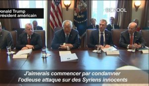 Attaque chimique en Syrie: réactions de Washington et Londres