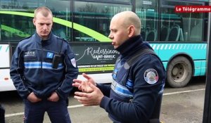 Saint-Brieuc. Les policiers interviennent dans un bus... pour un exercice !