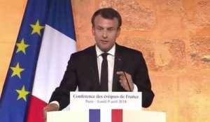 Le discours aux évêques d'Emmanuel Macron