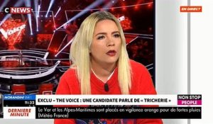 Manon de "The Voice 3" s'explique dans "Morandini Live" sur CNews