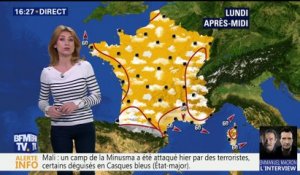 La météo pour ce lundi 16 avril 2018