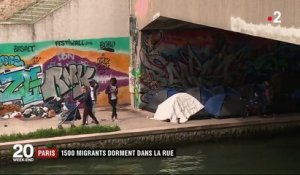 Migrants : un nouveau campement s'est installé Porte de la Villette