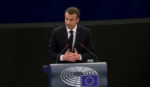 Macron à Strasbourg : "une forme de guerre civile européenne réapparaît"