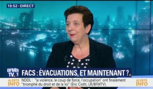 Tolbiac: "Une fois encore je remercie les forces de l'ordre (...) c'est important que les choses se fassent dans le calme", dit Frédérique Vidal