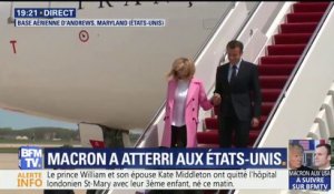 Emmanuel Macron vient d’arriver aux États-Unis accompagné de la Première dame Brigitte Macron pour trois jours de visite d’État