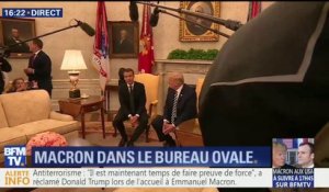 "Cette relation est plus forte que jamais", a déclaré Emmanuel Macron depuis le bureau ovale