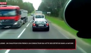 Pologne : Il jette ses déchets par la fenêtre, un conducteur lui donne une bonne leçon (Vidéo)