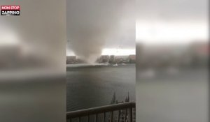 Etats-Unis : un homme filme une tornade qui passe juste devant sa fenêtre (vidéo)