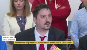 Grève à la SNCF : Les organisations syndicales de cheminots demandent le "remboursement des usagers à hauteur de 40 % minimum" en raison des perturbations sur le trafic, annonce Laurent Brun, de la CGT Cheminots