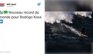 La plus grande vague du monde domptée par un Brésilien !