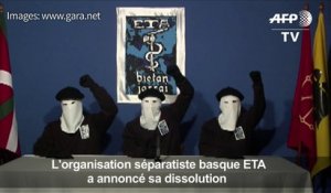 Dissolution de l'ETA: les Basques veulent panser les plaies