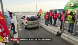 Grève SNCF : opération séduction sur l'autoroute