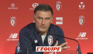 Galtier «Je voudrais féliciter Rudi Garcia et l'OM» - Foot - L1 - LOSC