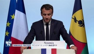 Macron à Nouméa: "La France ne serait pas la même sans la Nouvelle-Calédonie"