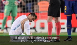 Clasico - Zidane : "Ronaldo voulait continuer"