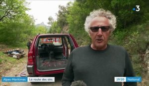 Alpes-Maritimes : un hélicoptère au secours des automobilistes coupés du monde par un éboulement