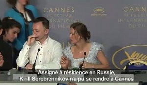 Cannes: l'équipe de "Leto" salue le soutien pour Serebrennikov
