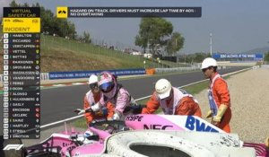 Grand Prix d'Espagne - Essais libres 2 - L'abandon de Sergio Pérez