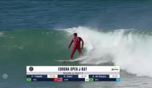 Adrénaline - Surf : Les meilleurs moments de la série d'A. de Souza, F. Toledo et S. Zietz (Corona Open J-Bay, round 4)