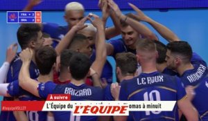 La balle de match et la joie des Français en vidéo - Volley - Ligue des Nations
