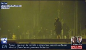Dégâts importants à Nantes après une nouvelle nuit de violences