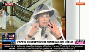 Geneviève de Fontenay dans "Morandini Live" sur CNews
