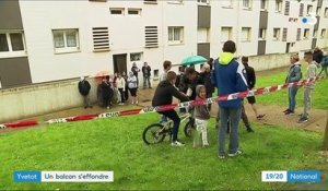 Seine-Maritime : un balcon s'effondre, trois personnes blessées