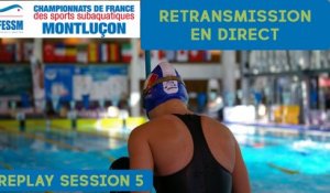 Championnats de France FFESSM 2018 - NAGE AVEC PALMES - SESSION 5