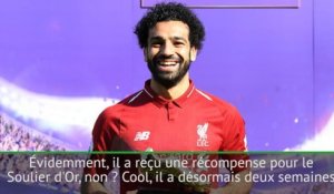 38e j. - Klopp : "Salah n'a pas reçu de récompense pour être descendu de la voiture !"