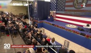 Ambassade américaine : inauguration sous tension
