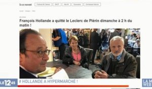 Dédicaces de François Hollande chez Leclerc : c'est un succès !