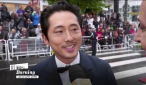 Yeun Steven "C'est un  honneur, j'ai beaucoup de chance d'être ici" - Cannes 2018