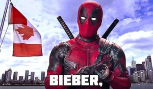 "J'adore le Canada et Justin Bieber" DEADPOOL 2 Bande Annonce