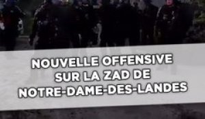 Nouvelle offensive matinale des gendarmes mobiles à Notre-Dame-des-Landes