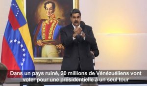 Venezuela/Election: "J'accepterai les résultats" (Maduro)