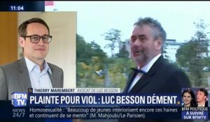 Luc Besson "est tombé de sa chaise en apprenant ces accusations délirantes", dit son avocat