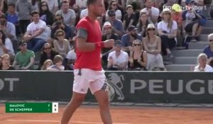 Roland-Garros 2018 : Viktor Galovic domine Kenny De Schepper