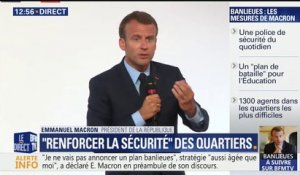 Plan banlieue: "Nous devons construire une société de la vigilance", estime Emmanuel Macron