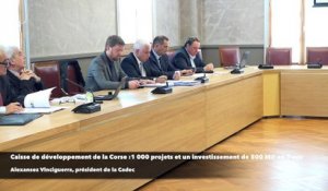 Caisse de développement de la Corse :1 000 projets et un investissement de 500 M@ en 7 ans