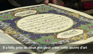 Afghanistan: un Coran en soie pour préserver l'héritage culturel