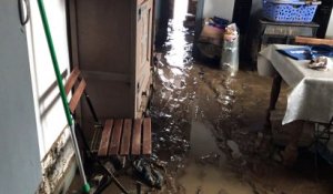 Inondations à Dour : le rez-de-chaussée de Nicolas est sinistré