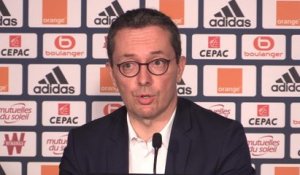 OM - Eyraud : "De la déception, pas de regrets"