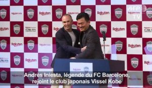 Japon : le Vissel Kobe s'offre Iniesta, icône du FC Barcelone