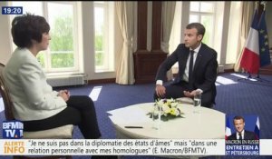 Effigie brûlée: "je considère que ceux qui font ça manque de dignité", réagit Emmanuel Macron